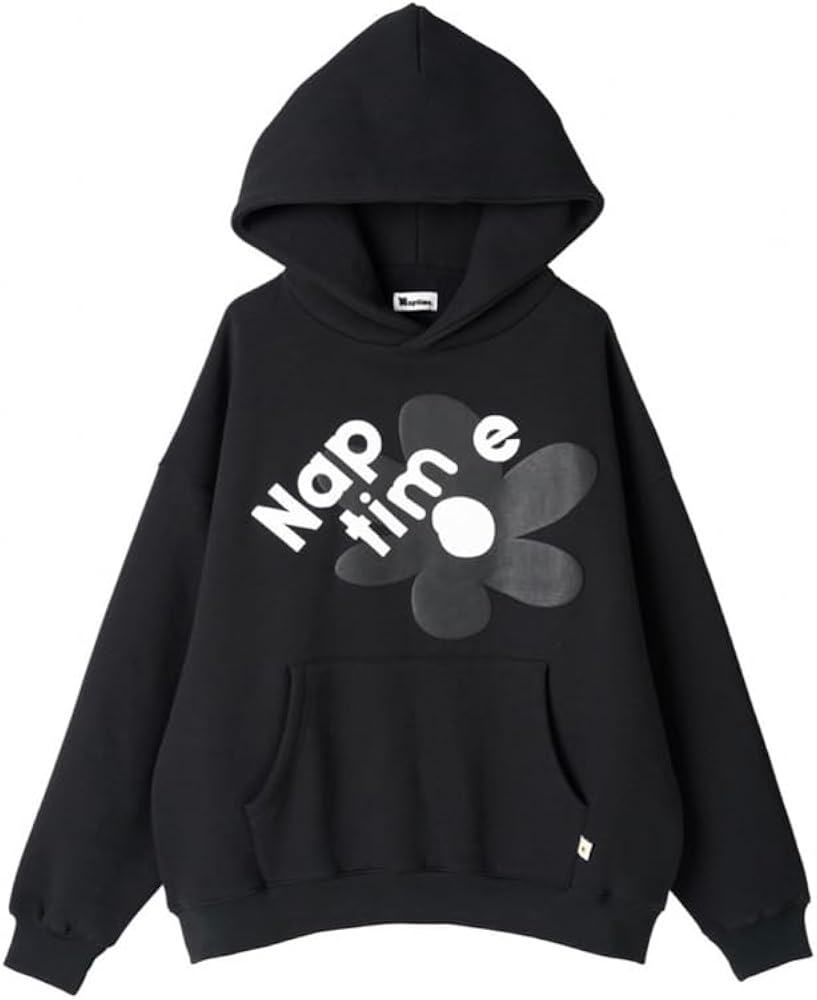 Amazon.co.jp: naptime パーカーブラック Mサイズ : ファッション