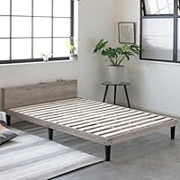 Amazon｜Major In Life ベッド 宮付き ベッドフレーム 宮棚付き