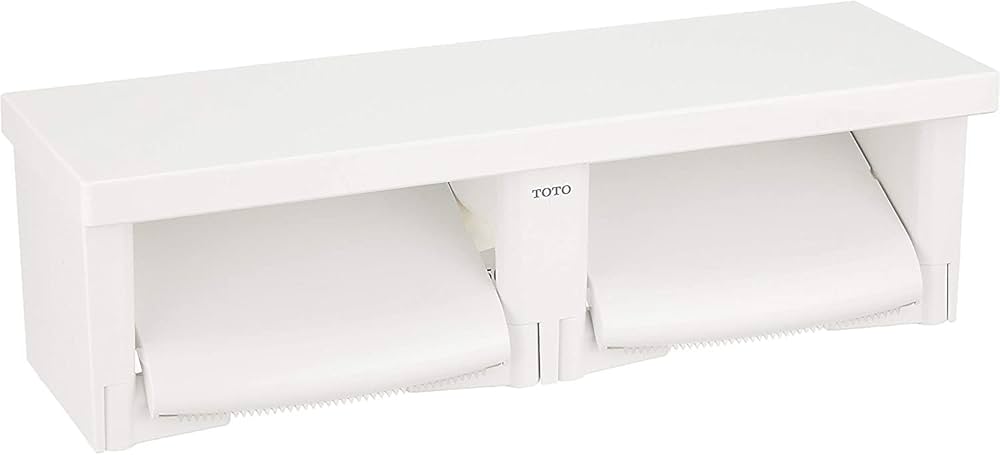 Amazon | TOTO 二連紙巻器 フラット棚(樹脂) ホワイト YH650#NW1