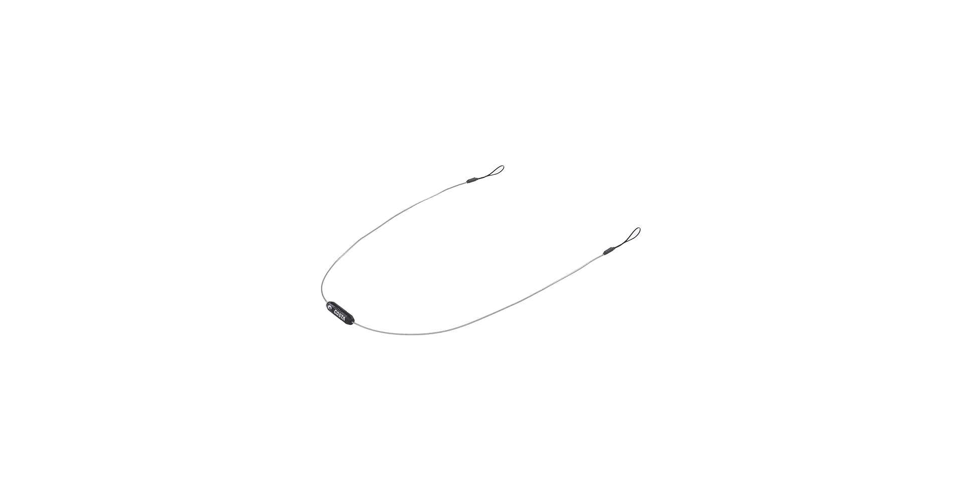 Amazon.com: Costa Del Mar C-Line Loop Retainer, Silver/Black, 20