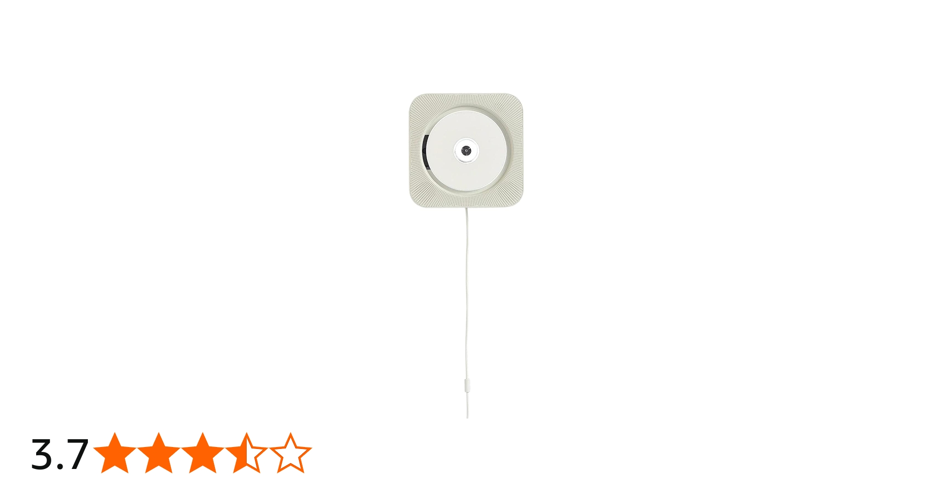 Amazon.co.jp: 無印良品 壁掛式CDプレーヤー CPD‐4/76475569 白