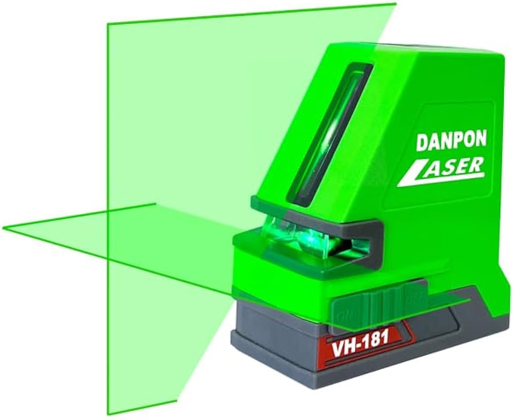 Amazon | Danponレーザー墨出し器 グリーン 2ライン 水平ライン1本