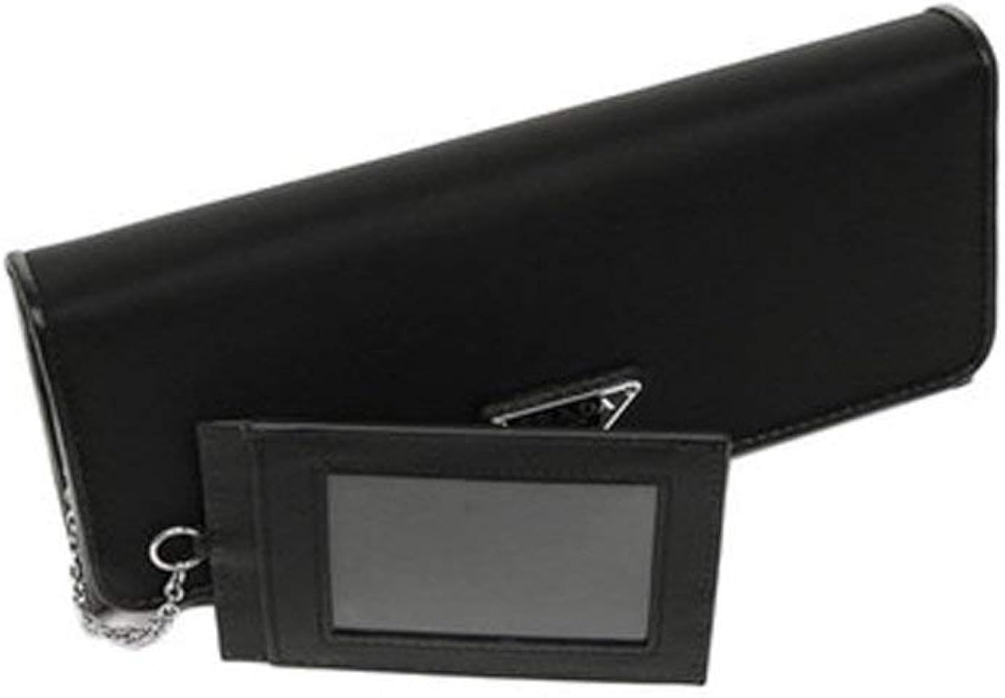 Amazon.com: Prada Women's Black Nylon Long Wallet with Card Slots