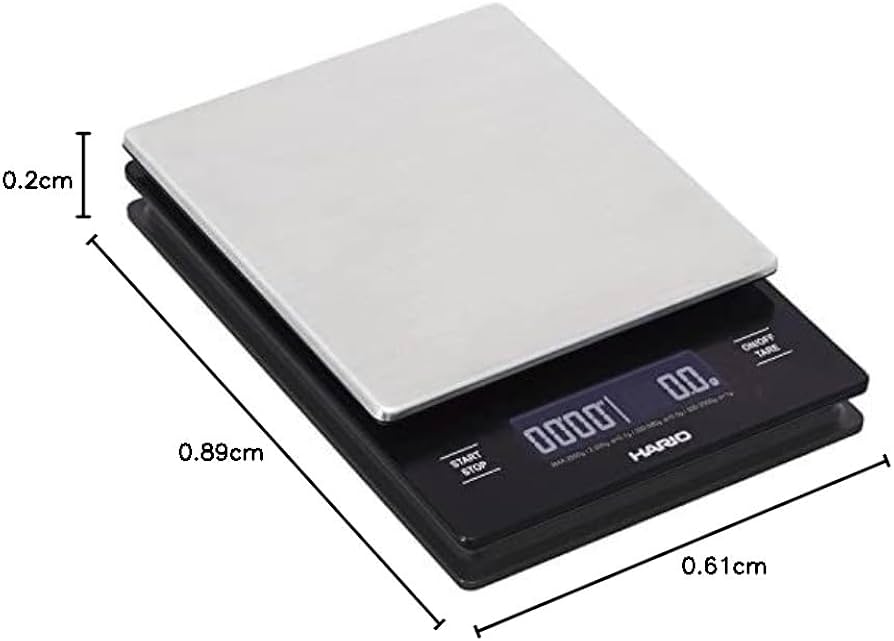 Amazon｜HARIO(ハリオ) V60メタルドリップスケール 約600g ヘアライン
