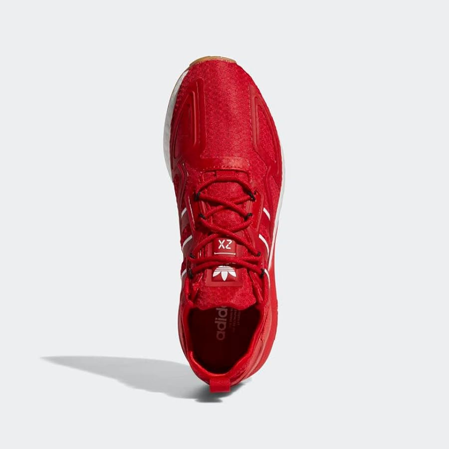 Amazon.com | adidas ZX 2K Boost Shoes Men's, Red, Size 10.5 | Road