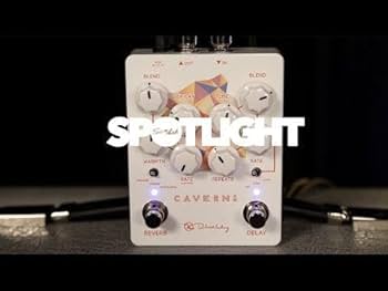 Amazon.com: Keeley Caverns V2 Reverb and Delay Pedal, White (KCav2