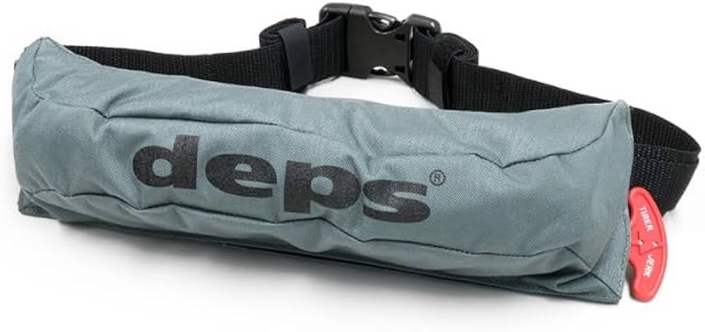 Amazon | デプス DPS-9320RS deps 自動膨張式ライフベルト グレー
