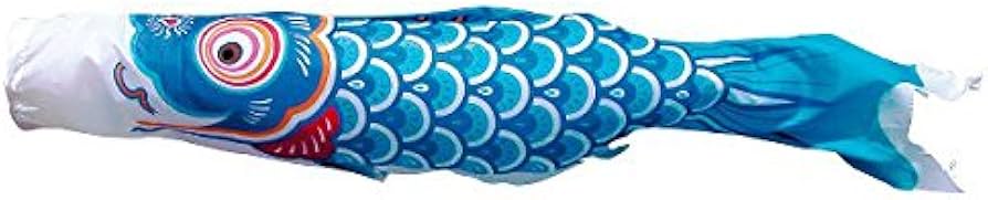 Amazon | こいのぼり 友禅鯉 単品鯉のぼり 青鯉 3M 【徳永こいのぼり