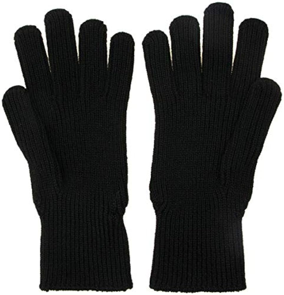 Amazon | [モンクレール] 手袋 メンズ 手袋 (グローブ) ブラック