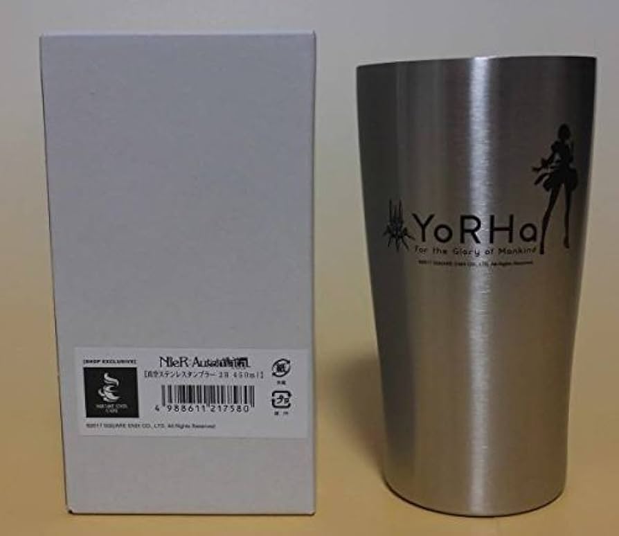 Amazon | ニーアオートマタ NieR:Automata スクエニカフェ ステンレス