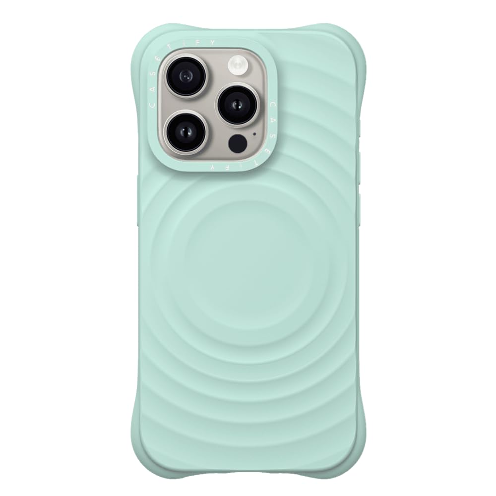 Amazon.co.jp: CASETiFY ウェーブ シリコン iPhone 15 Pro ケース [波