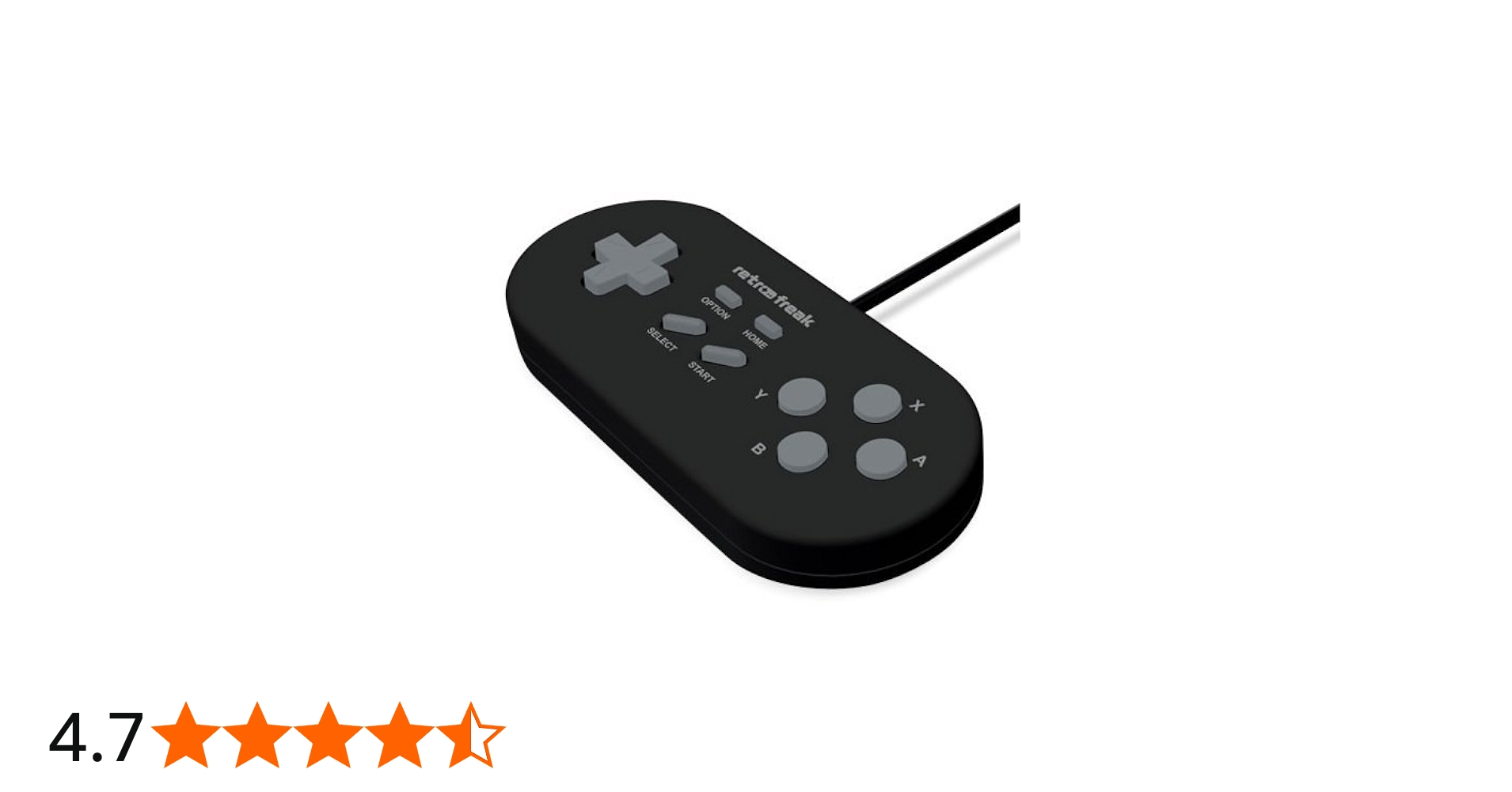 Amazon | レトロフリーク専用コントローラー〈ブラック〉 | ファミリー