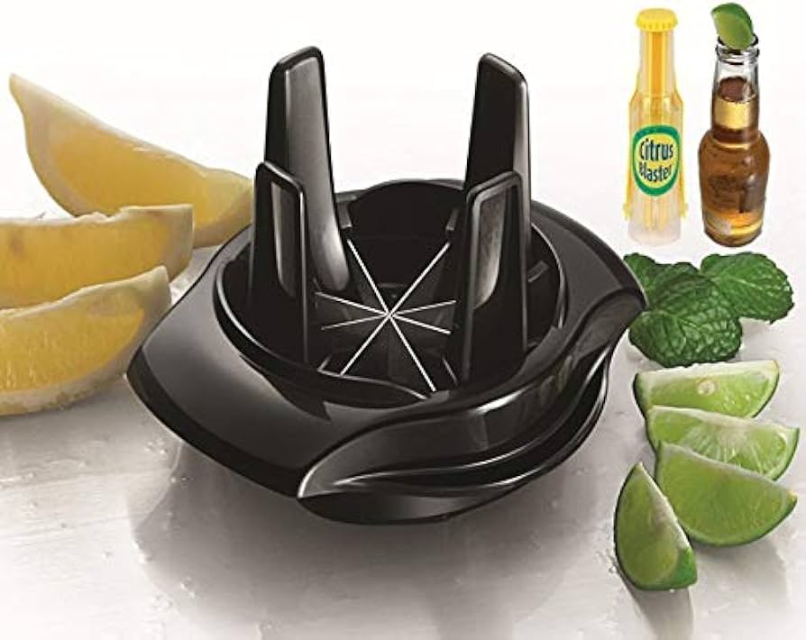 Amazon.com: Simposh Lemon & Lime Wedge Slicer With Citrus Blaster