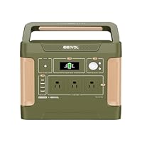 Amazon.co.jp: EEIVOL ポータブル電源 リン酸鉄 515Wh/160938mAh AC