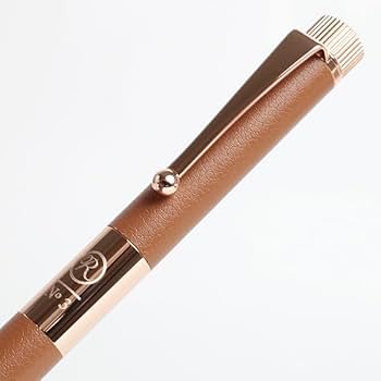 Amazon | ロメオ ROMEO No．3ESレザーボールペン 黄櫨 ハゼ | 格納式