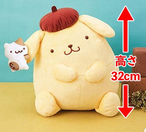 Amazon.co.jp: ポムポムプリン お耳ひっぱり BIG ぬいぐるみ 約32cm
