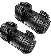 Amazon | MOJEER ダンベル 可変式 24kg/40kg アジャスタブルダンベル 1
