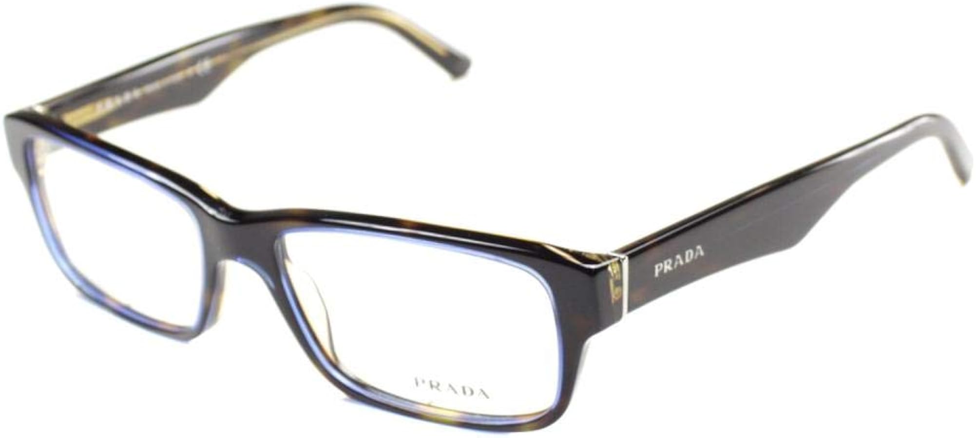 Amazon.com: Prada PR16MV ZXH1O1 Eyeglasses Tortoise Denim 53mm