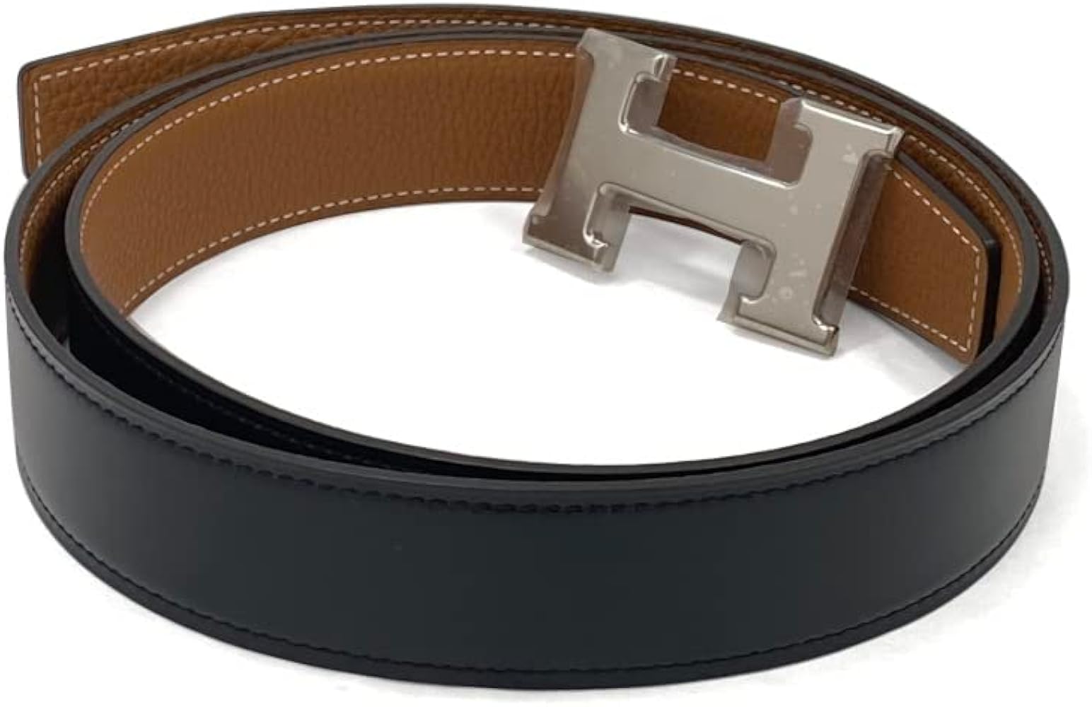 Amazon | [エルメス] ベルトバックル 《H》 & リバーシブルベルト 32