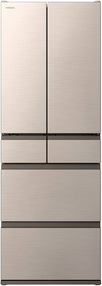Amazon.co.jp: 日立 冷蔵庫 幅65cm 540L ライトゴールド R-HWC54T N 6