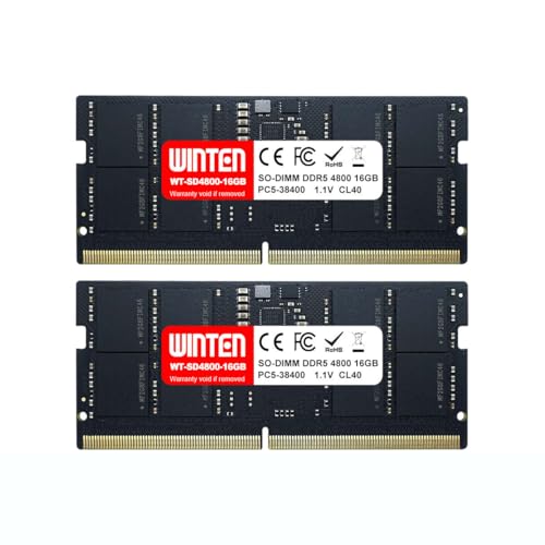 Amazon.co.jp: WINTEN ノートPC用メモリ DDR5-4800 32GB（16GB×2枚