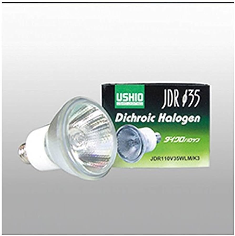 Amazon | ウシオ ダイクロイックミラー付きハロゲンランプ JDRφ35 110V