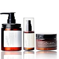 Amazon | クレイクリームシャンプー & ヘアオイル セット (スムース