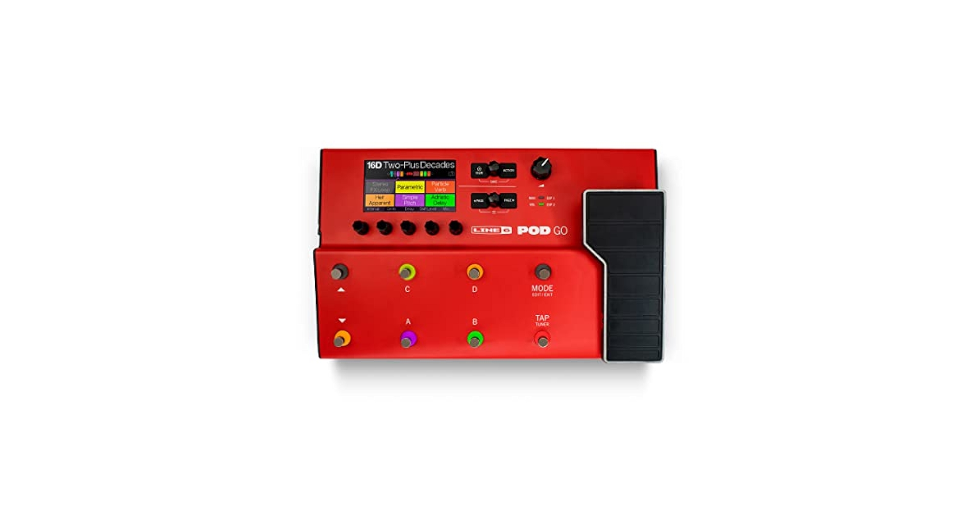 LINE 6 POD GO 限定レッド ギターマルチエフェクター LINE 6 POD GO