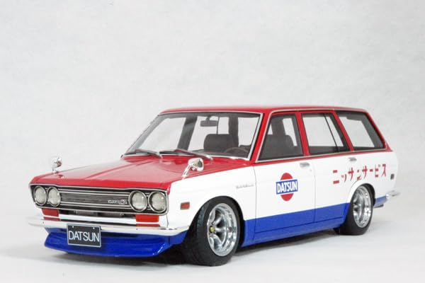 国産名車 1/24 ダットサン ブルーバード 510 カスタム 旧車 ミニカー