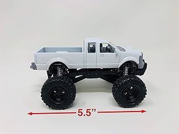 Amazon.com: NewRay Toy Replica 4x4 Lifted Pickup Truck with