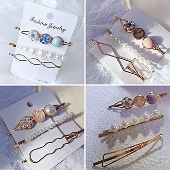 Amazon.co.jp: nalaina ヘアピン ヘアアクセサリー ヘアクリップ 12個