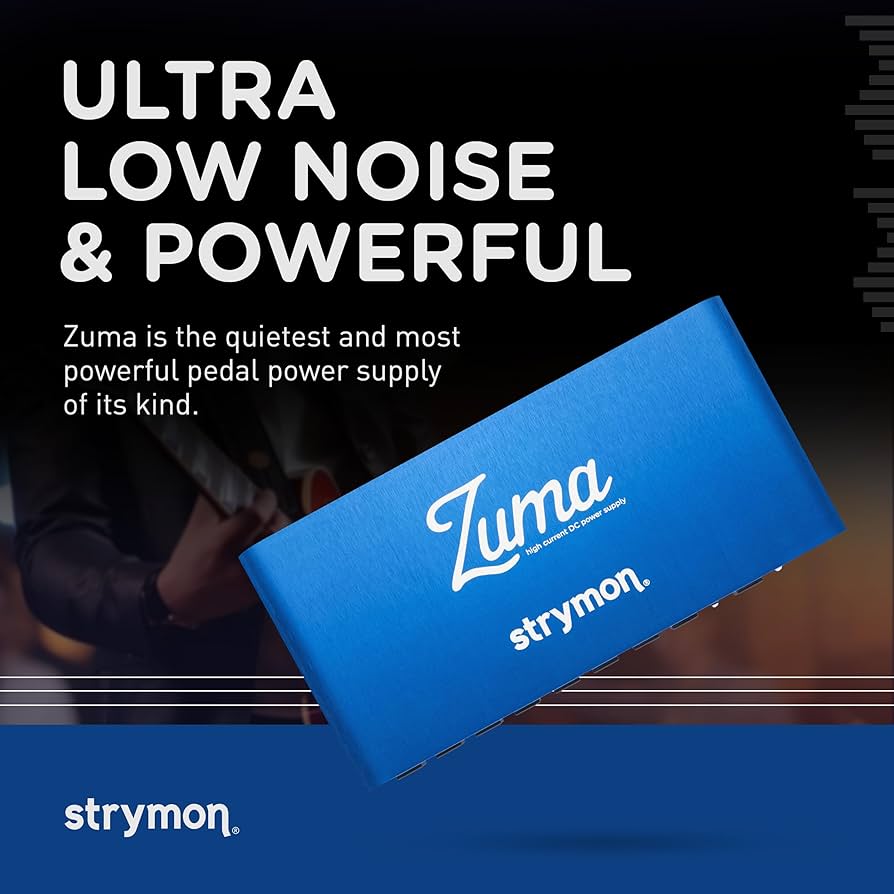 Amazon | Strymon Zuma 拡張可能高電流ギターエフェクト DCペダル電源
