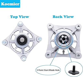 Amazon.com : Koemier Lawn Mower Spindle Assembly,Height：5-7/8