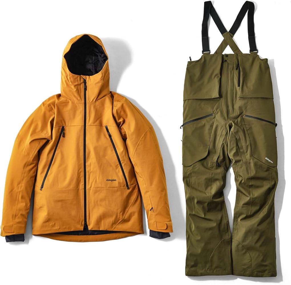 Amazon.co.jp: [43DEGREES] スノーボードウェア 上下セット [ メンズ