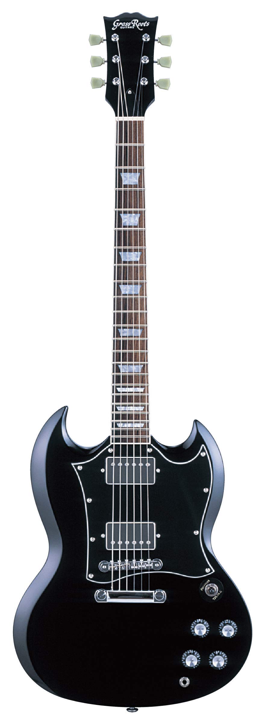 Amazon | GrassRoots G-SG-STD Black エレキギター | エレキギター