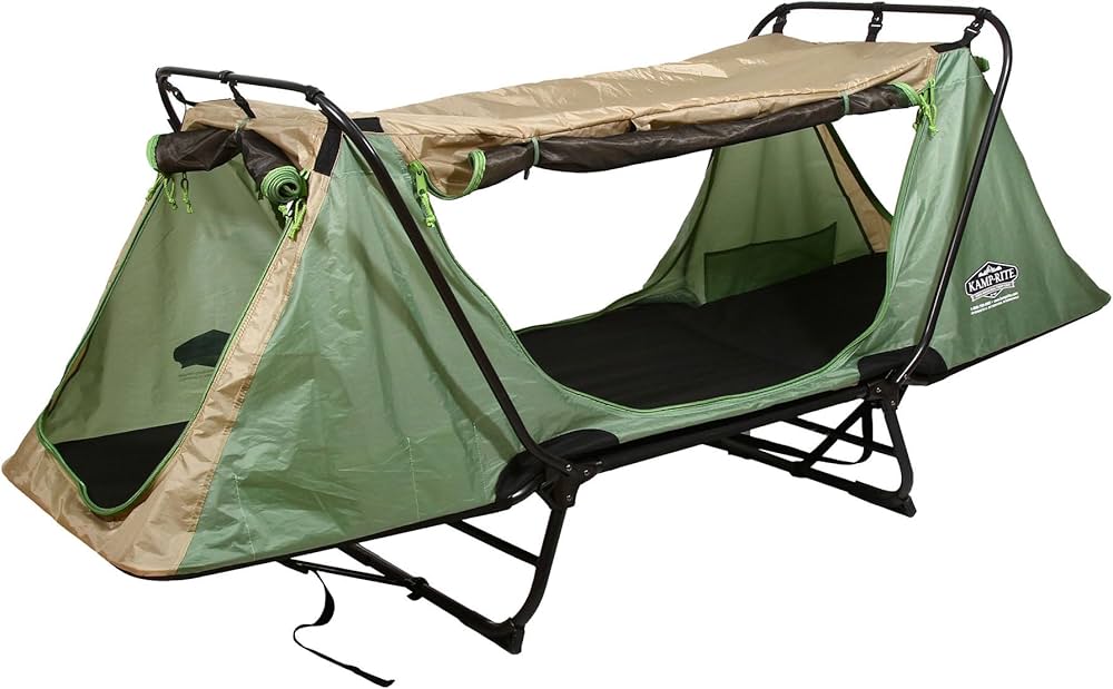 Amazon | Kamp-Rite 1人用 多機能 高床式ベッド 椅子 テント キャンプ