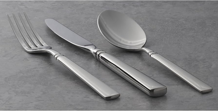 Amazon.com: Oneida Silverware Set, Easton 5-Piece Fine Flatware