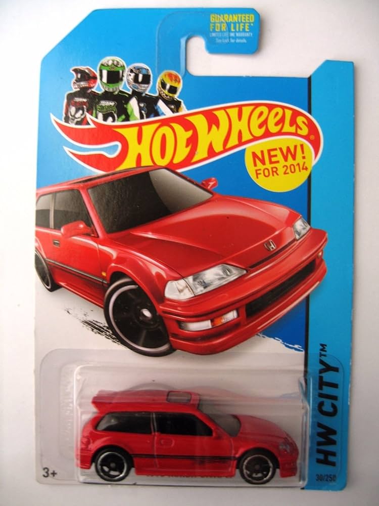 Amazon.com: Hot Wheels 1990 Honda Civic EF Red Variant 2014 HW