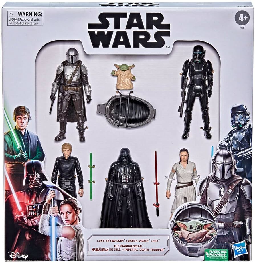 Amazon.co.jp: スターウォーズ ダース アクションフィギュア 6個セット