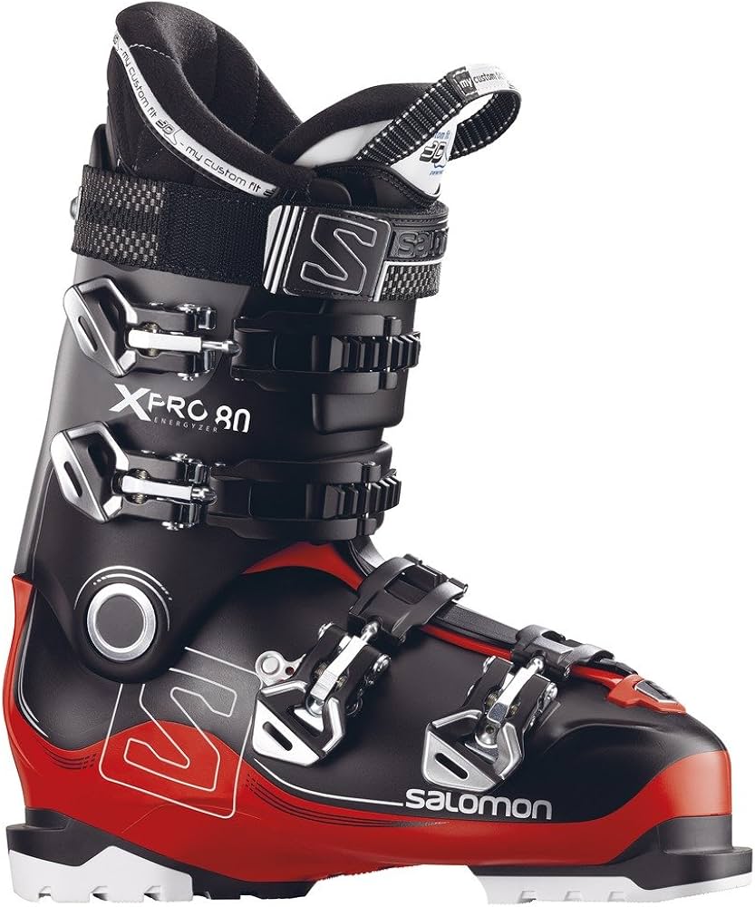 SALOMON 女性用スキーブーツ 24.0赤/黒 SALOMON 女性用スキーブーツ
