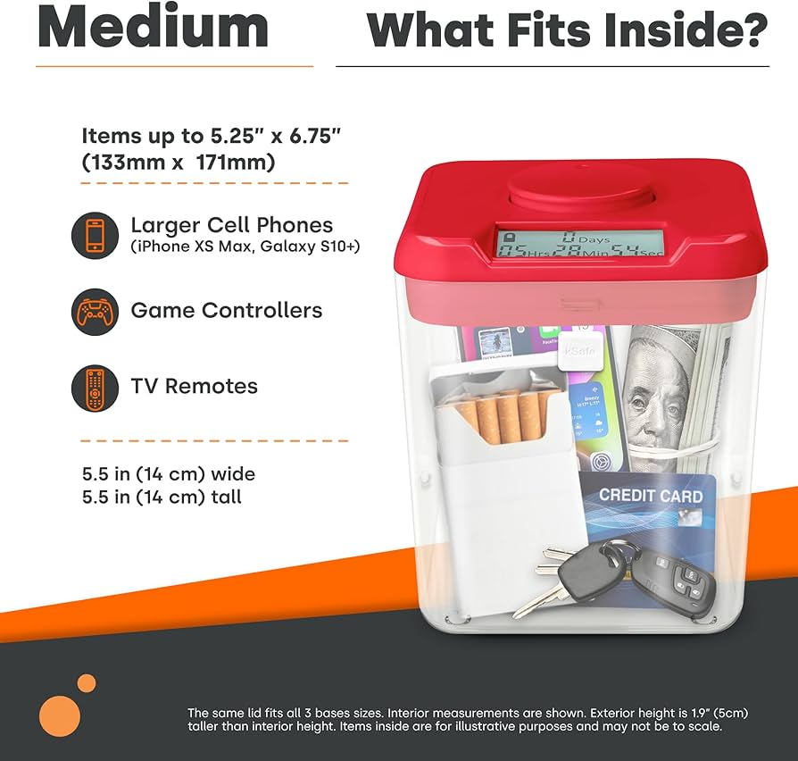 Amazon.com: Kitchen Safe Time Locking Container (Medium), Timed