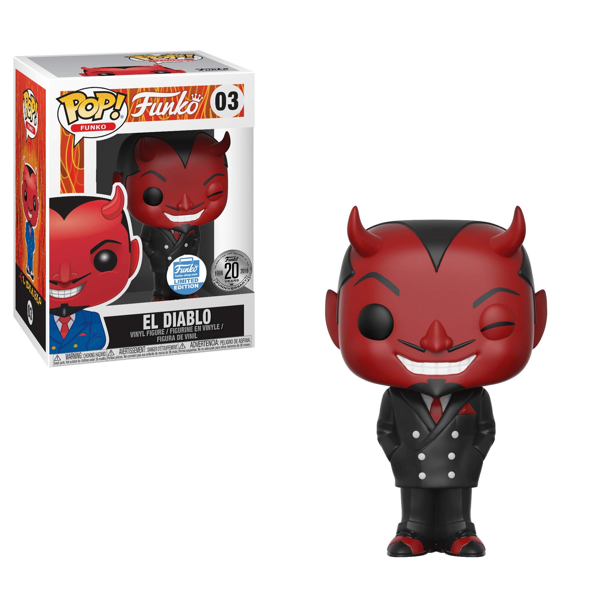 Amazon.com: POP! Funko Funko 20 Years Limited Edition El Diablo