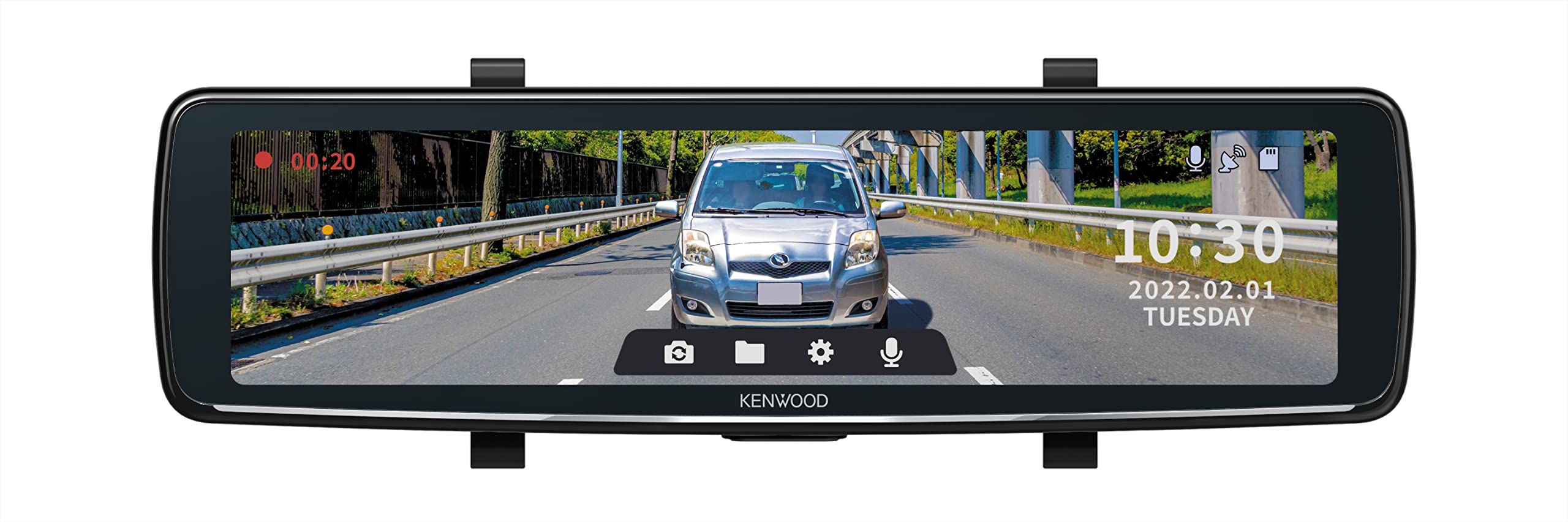 Amazon | ケンウッド ドライブレコーダー DRV-EMN5700 ミラー型