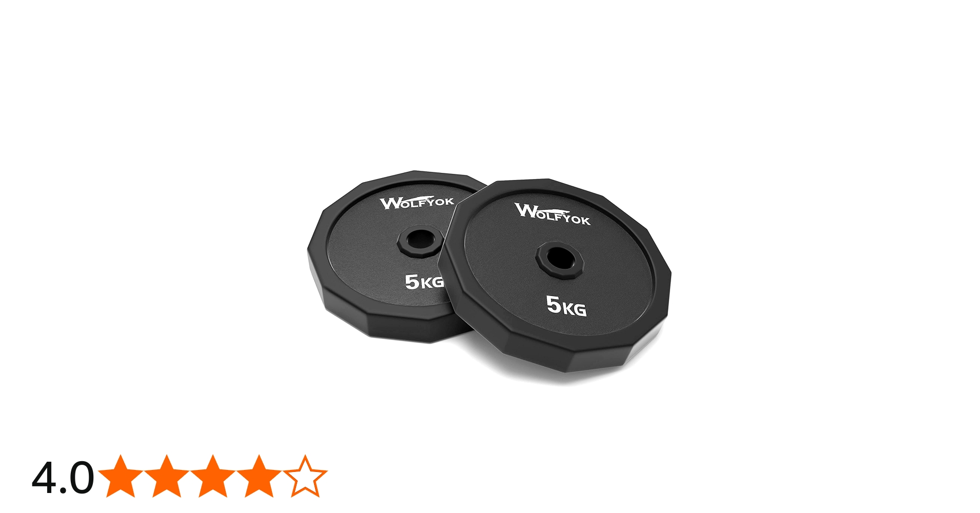 Amazon | Wolfyok ダンベル プレート 2枚セット 5kg*2 合計10kg 25mm径