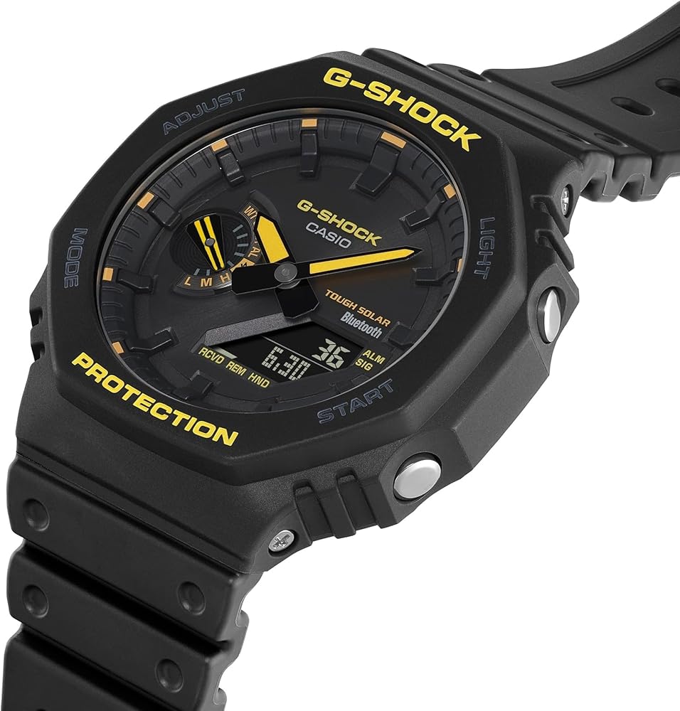 Amazon.com: G-Shock Casio GA-B2100CY-1A Caution Yellow Series