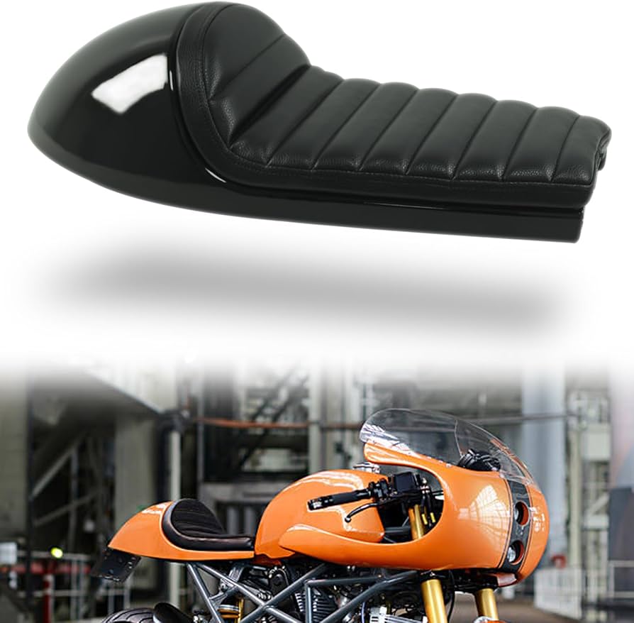 Amazon | DKMOTORK 0391 オートバイハンプカフェレーサーシート オール