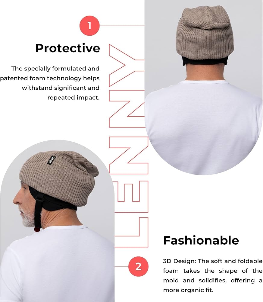 Amazon.co.jp: Ribcap Lenny 医療グレード 保護ヘルメット ブラウン S