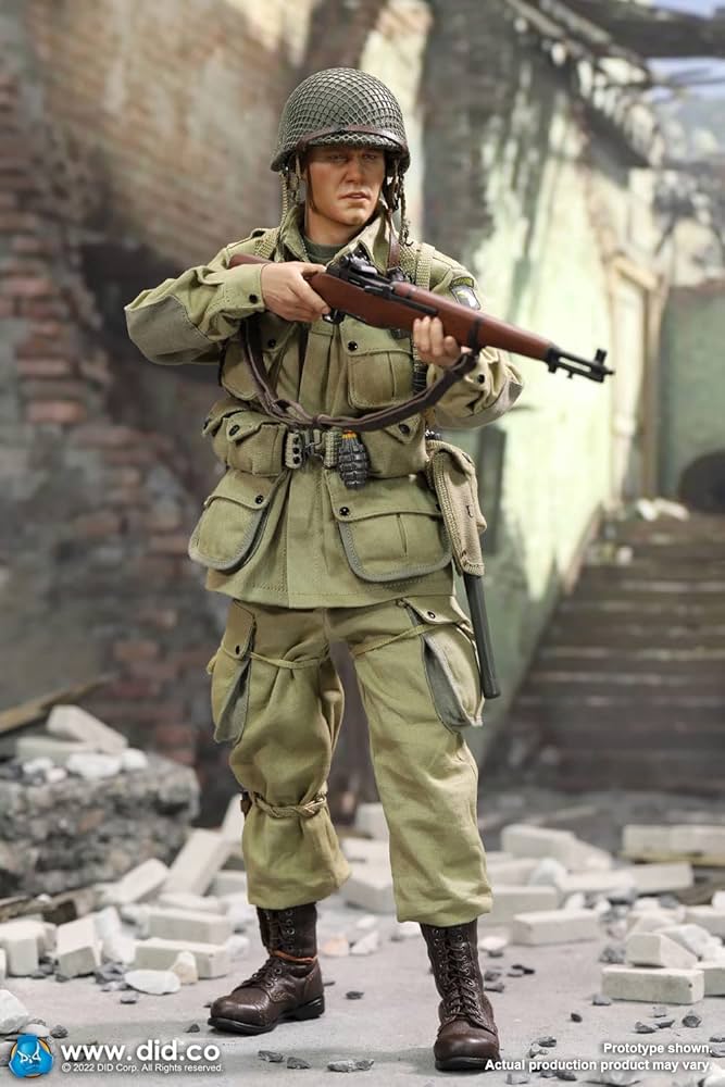 Amazon | 【普通2.0版】DID 1/6 スケール 可動フィギュア 男性 WW2 米