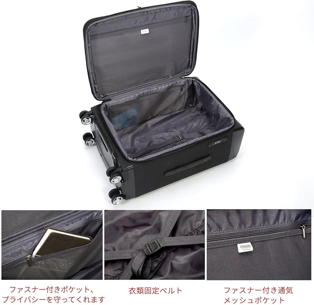 Amazon.co.jp: [Uniwalker] スーツケース 防水加工 キャリーケース
