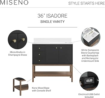 Amazon.com: Miseno MV-N254-V36 Isadore 36
